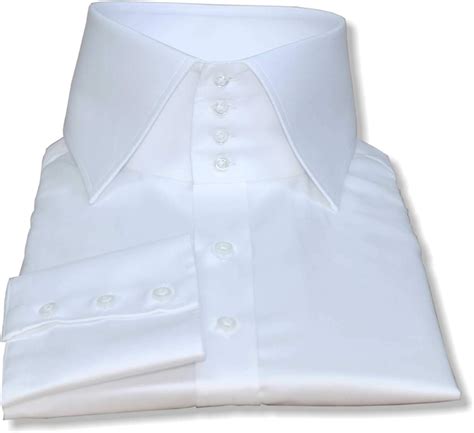 michael kors mens white shirt spread collar|Spread.